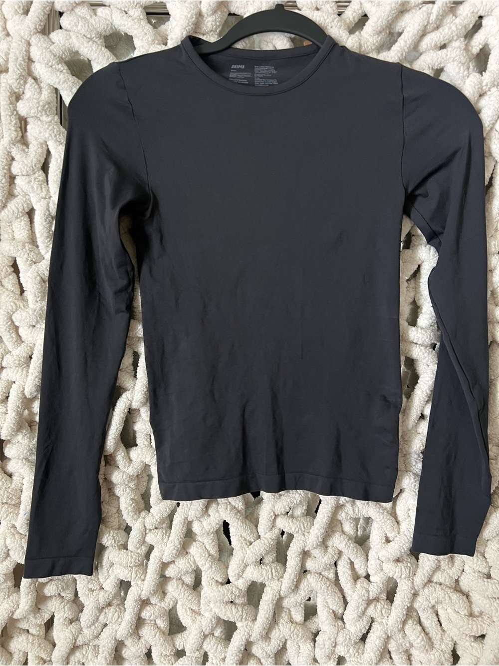 SKIMS SOFT SMOOTHING SEAMLESS LONG SLEEVE NWT - ECLIPSE